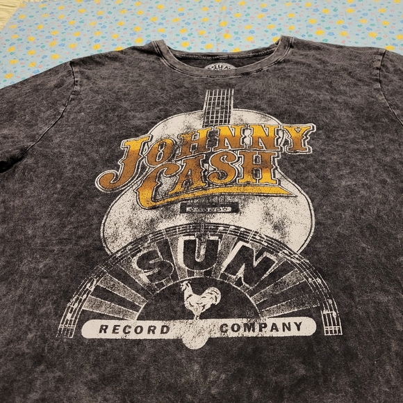 ☀️ Johnny Cash 🎸 Shirt Sun Record Company 🐓 Large Country Music 🎵 Legend 🇺 - Picture 8 of 8